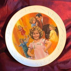 Shirley Temple collection plate